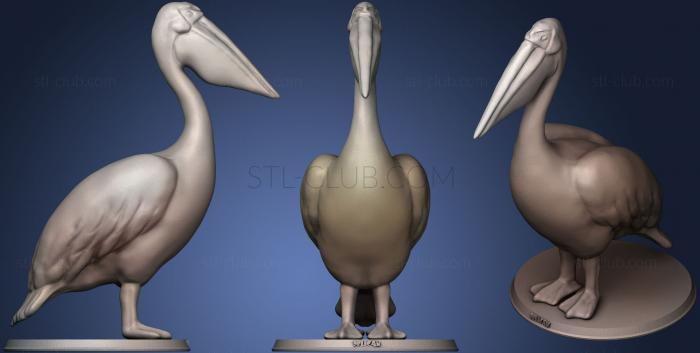 3D мадэль Пеликан (STL)